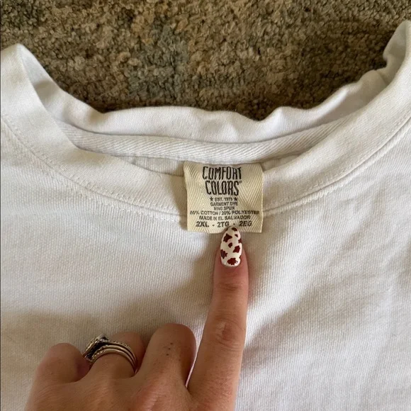 White Loverboy Sweatshirt Bravo Summer House - Picture 3 of 3